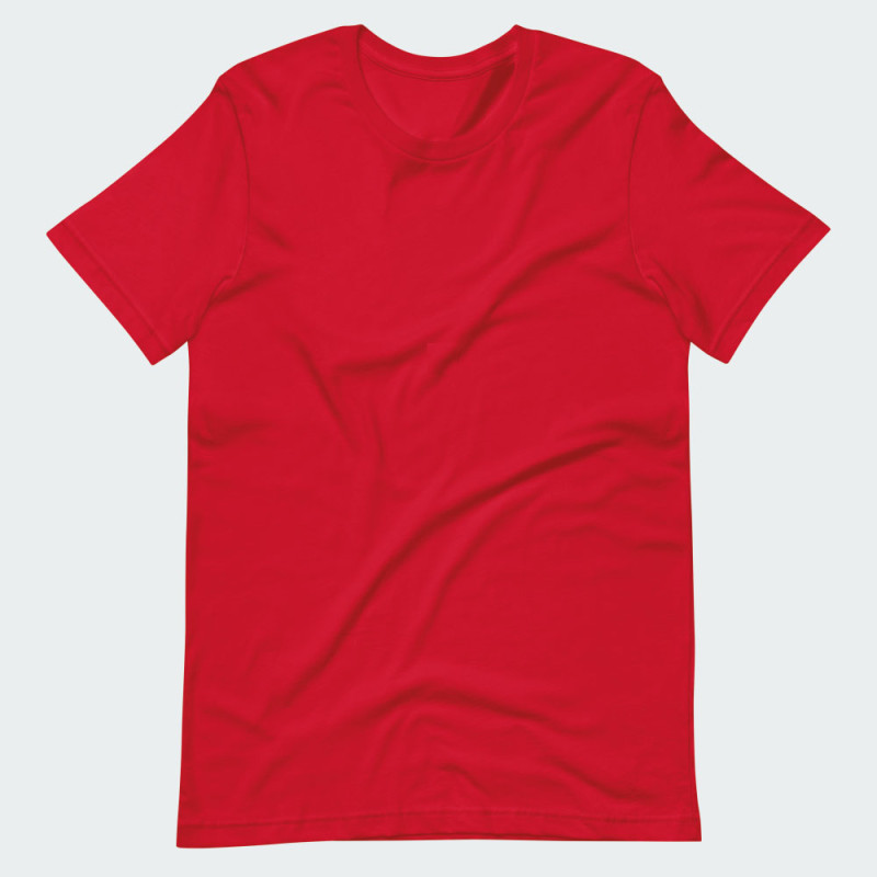 Red Short Sleeve Roundneck T-shirt