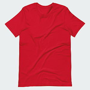 Red Short Sleeve Roundneck T-shirt