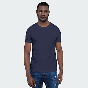 Navy Blue Short Sleeve Roundneck T-shirt