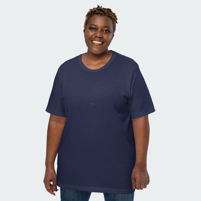 Navy Blue Short Sleeve Roundneck T-shirt