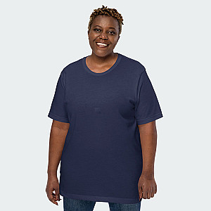 Navy Blue Short Sleeve Roundneck T-shirt