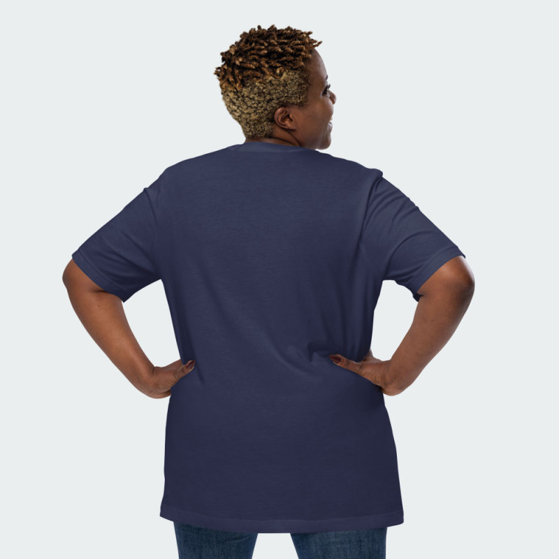 Navy Blue Short Sleeve Roundneck T-shirt