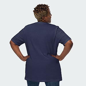 Navy Blue Short Sleeve Roundneck T-shirt