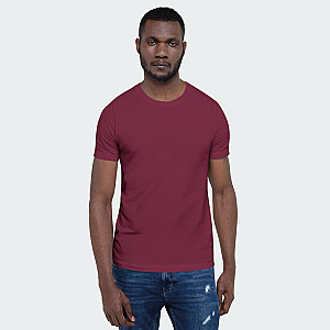 Maroon Short Sleeve Roundneck T-shirt