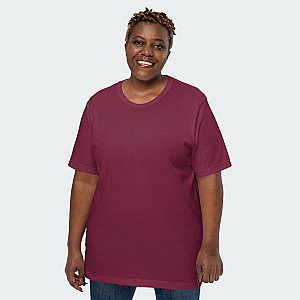 Maroon Short Sleeve Roundneck T-shirt