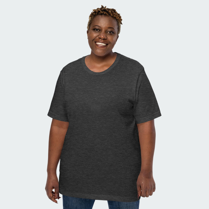 Dark Gray Short Sleeve Roundneck T-shirt