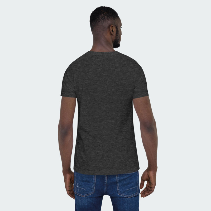 Dark Gray Short Sleeve Roundneck T-shirt