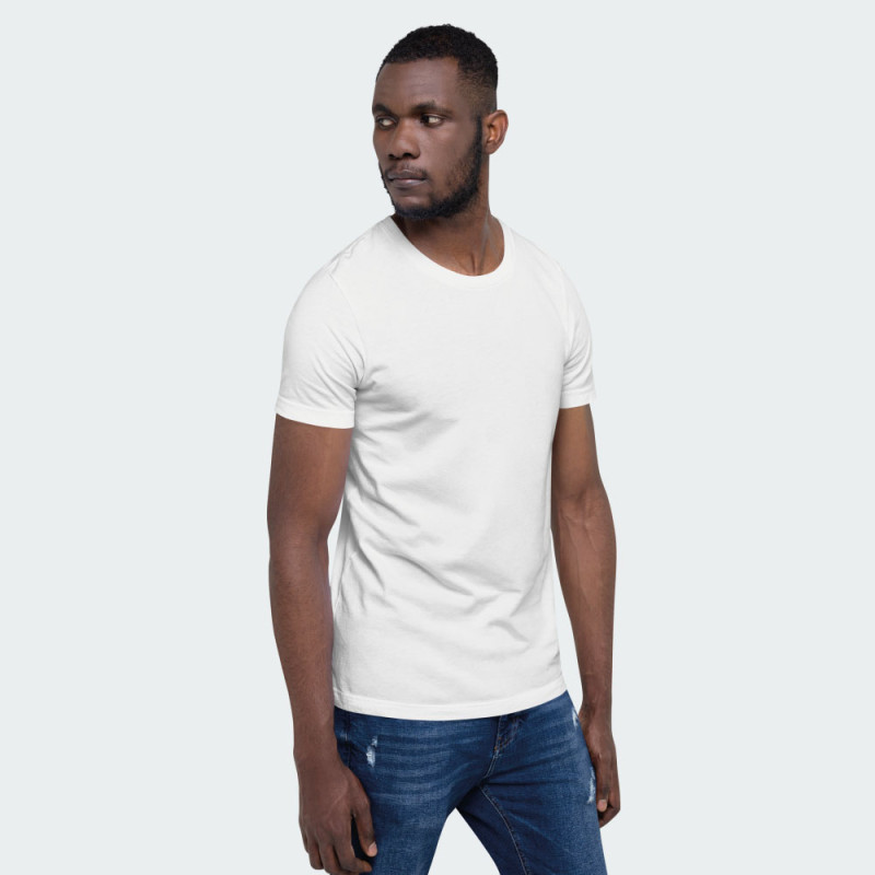 White Short Sleeve Roundneck T-shirt