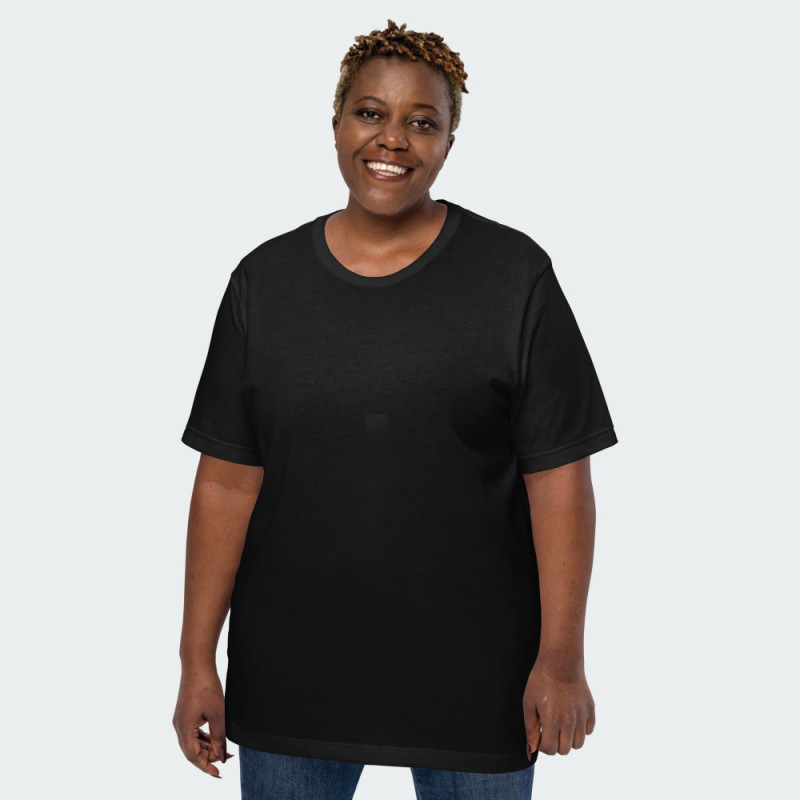 Black Short Sleeve Roundneck T-shirt