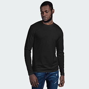 Black long sleeve roundneck t-shirt