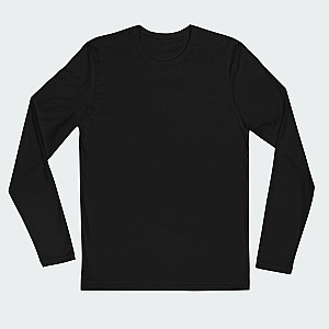 Black long sleeve roundneck t-shirt