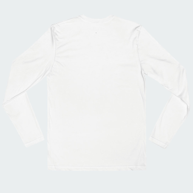 White long sleeve roundneck t-shirt
