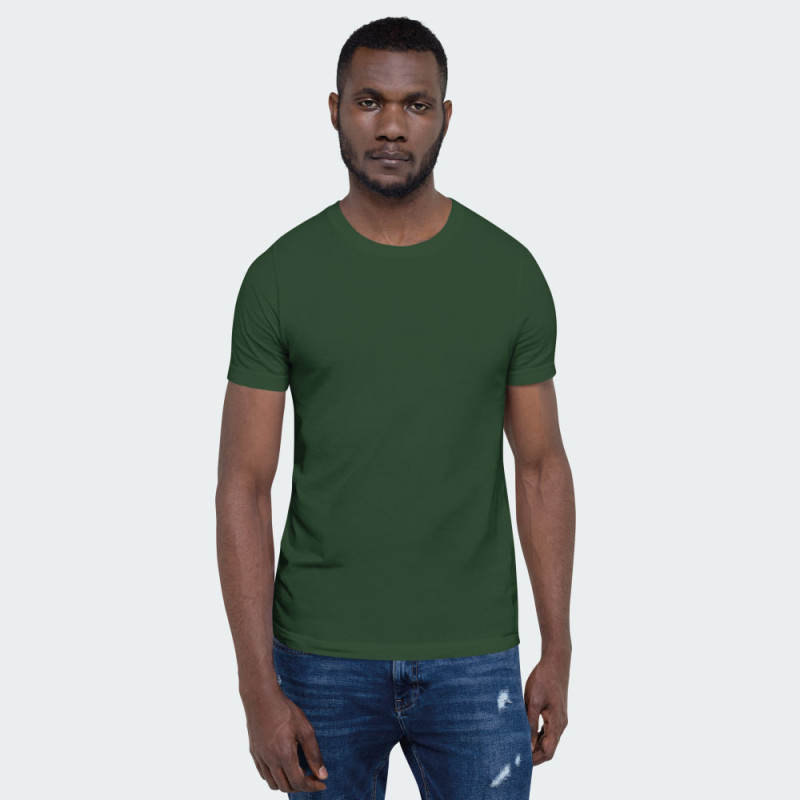 Forest Green Short Sleeve Roundneck T-shirt