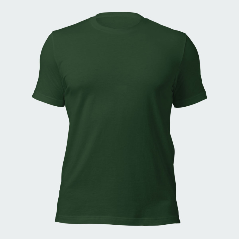 Forest Green Short Sleeve Roundneck T-shirt