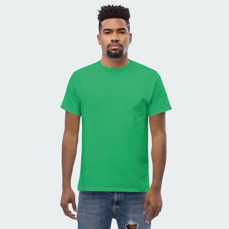 Green Short Sleeve Roundneck T-shirt