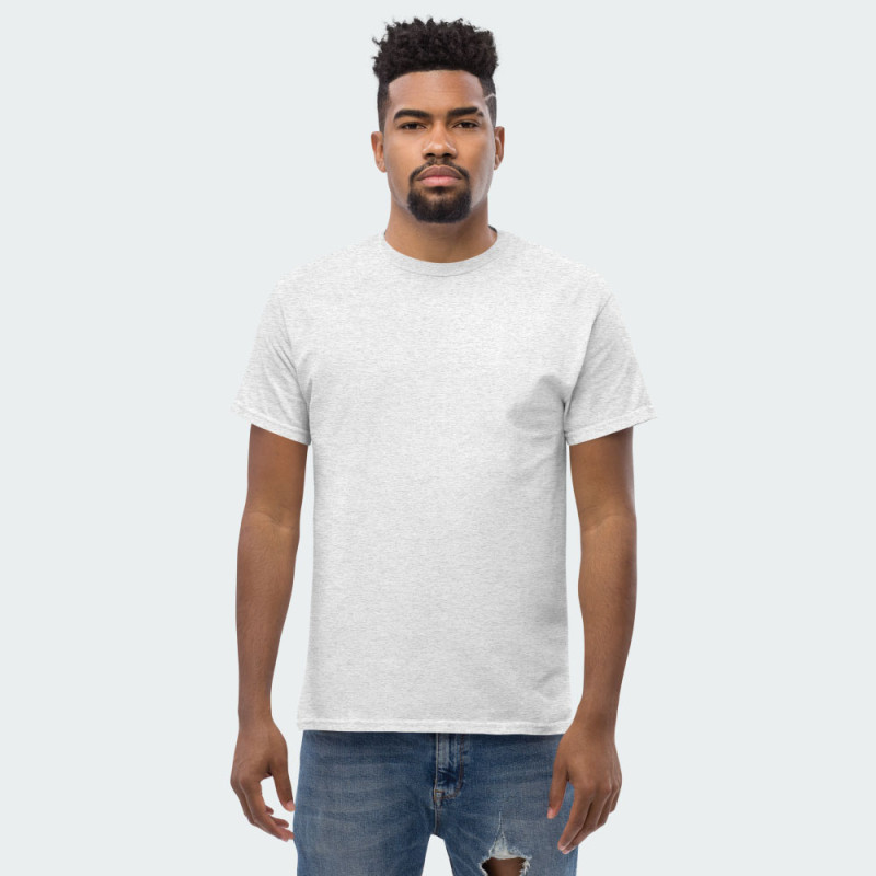Gray Short Sleeve Roundneck T-shirt