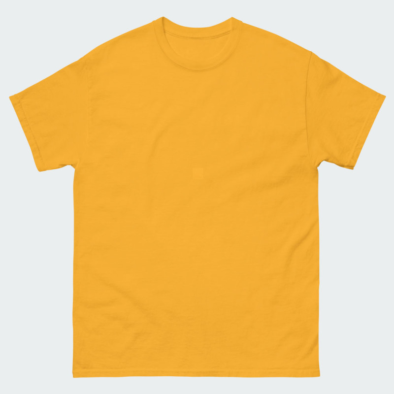 Yellow Short Sleeve Roundneck T-shirt