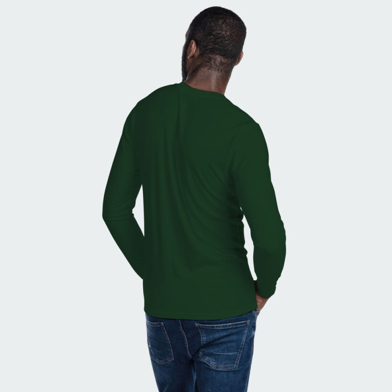 Forest Green long sleeve roundneck t-shirt