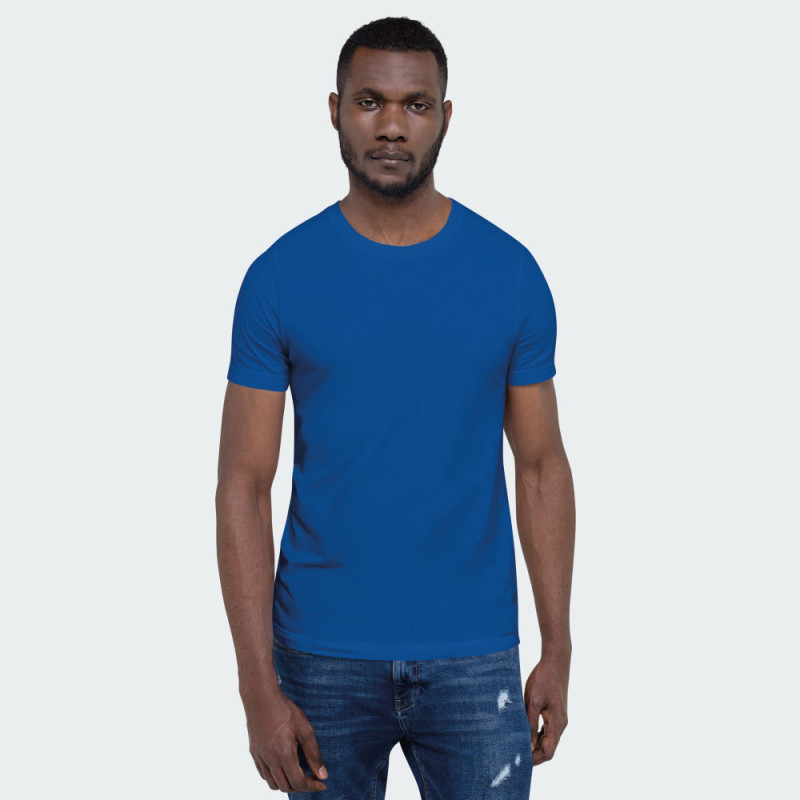 Royal Blue Short Sleeve Roundneck T-shirt