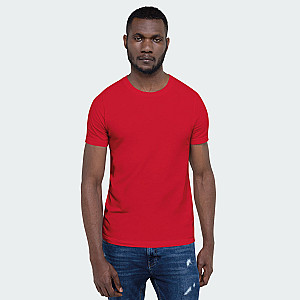 Red Short Sleeve Roundneck T-shirt