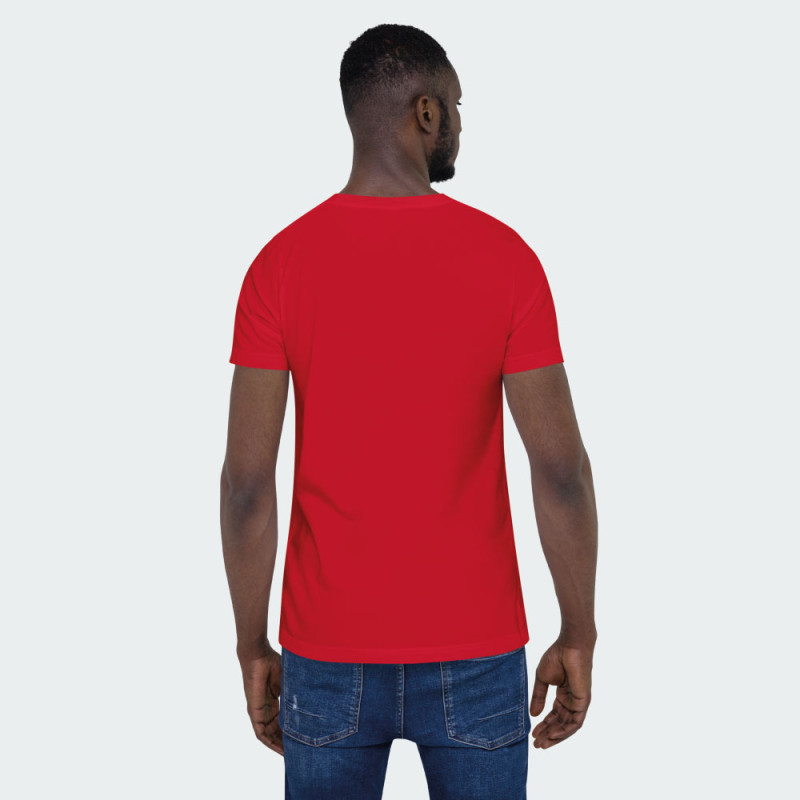 Red Short Sleeve Roundneck T-shirt