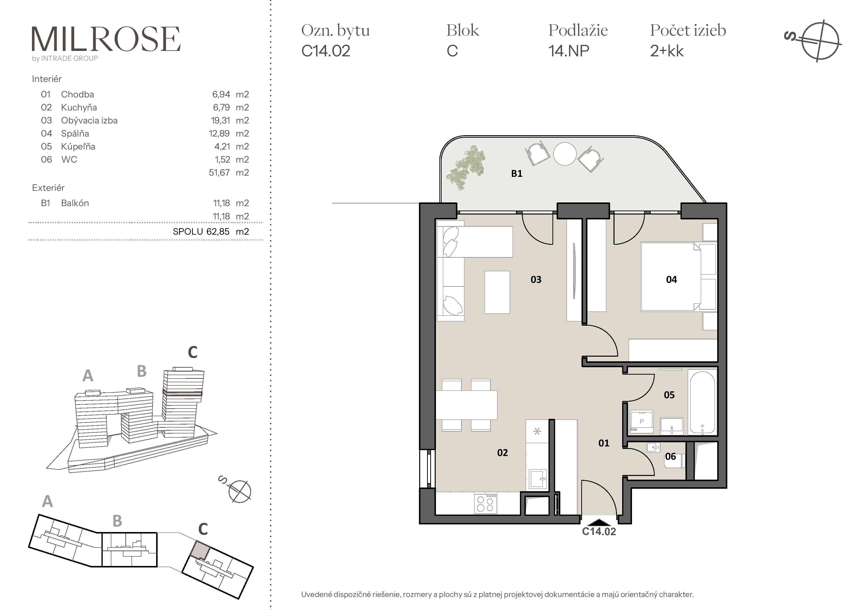 MILROSE - C14.02 - Pôdorys