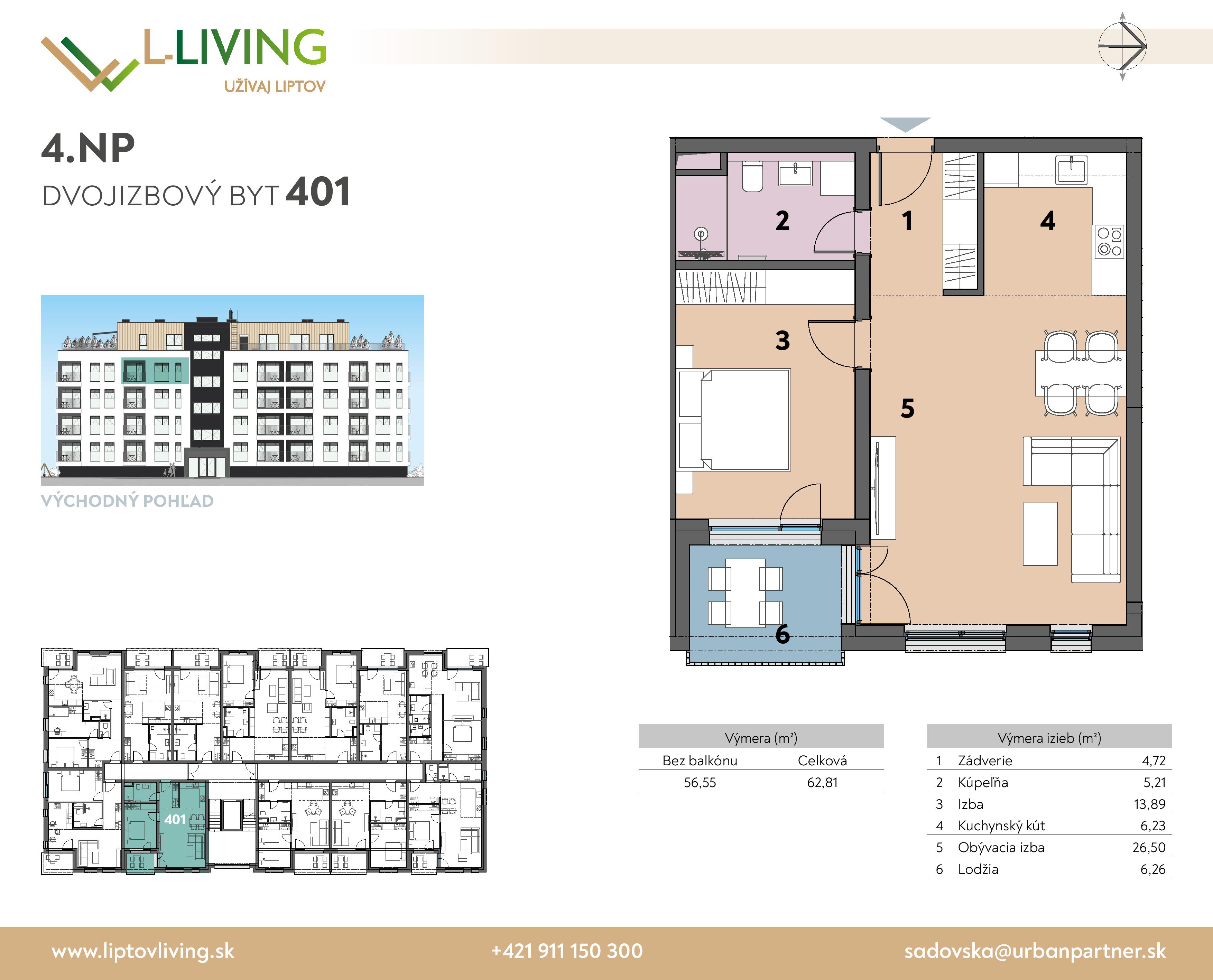 Liptov Living - 401 - Pôdorys
