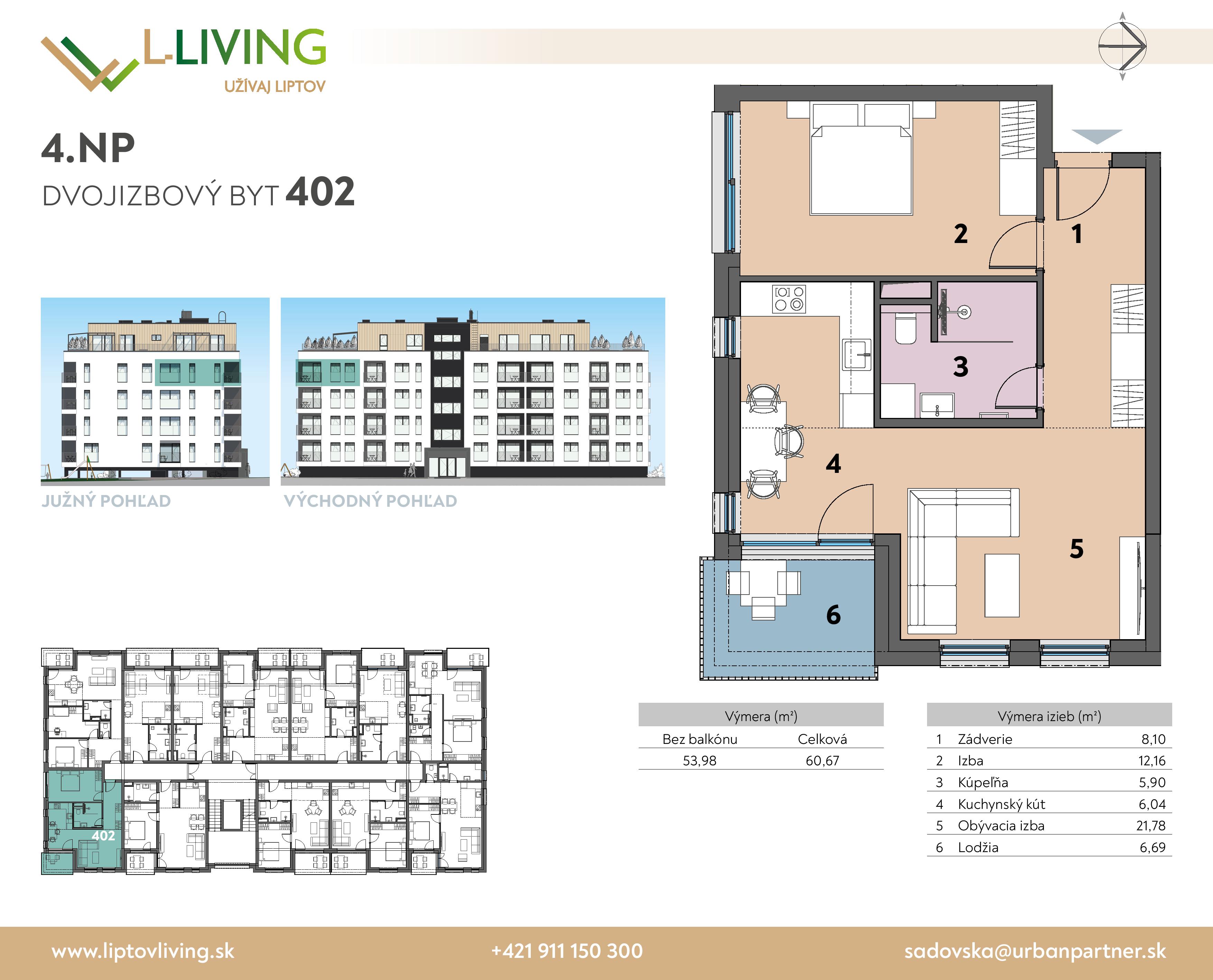 Liptov Living - 402 - Pôdorys