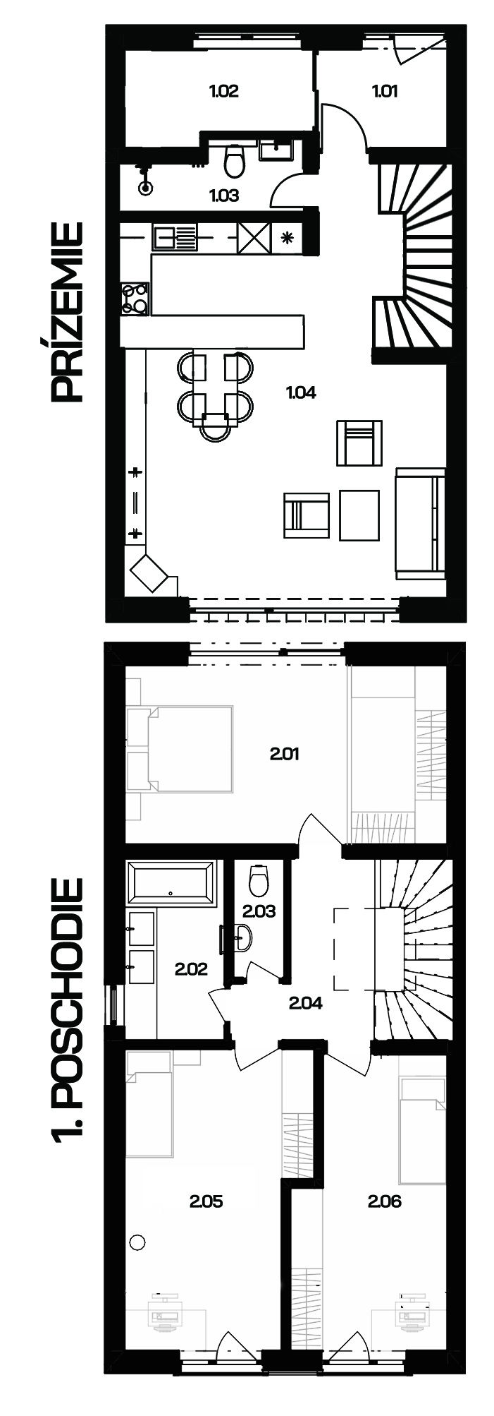 Brokoffova residence - B11 - Pôdorys