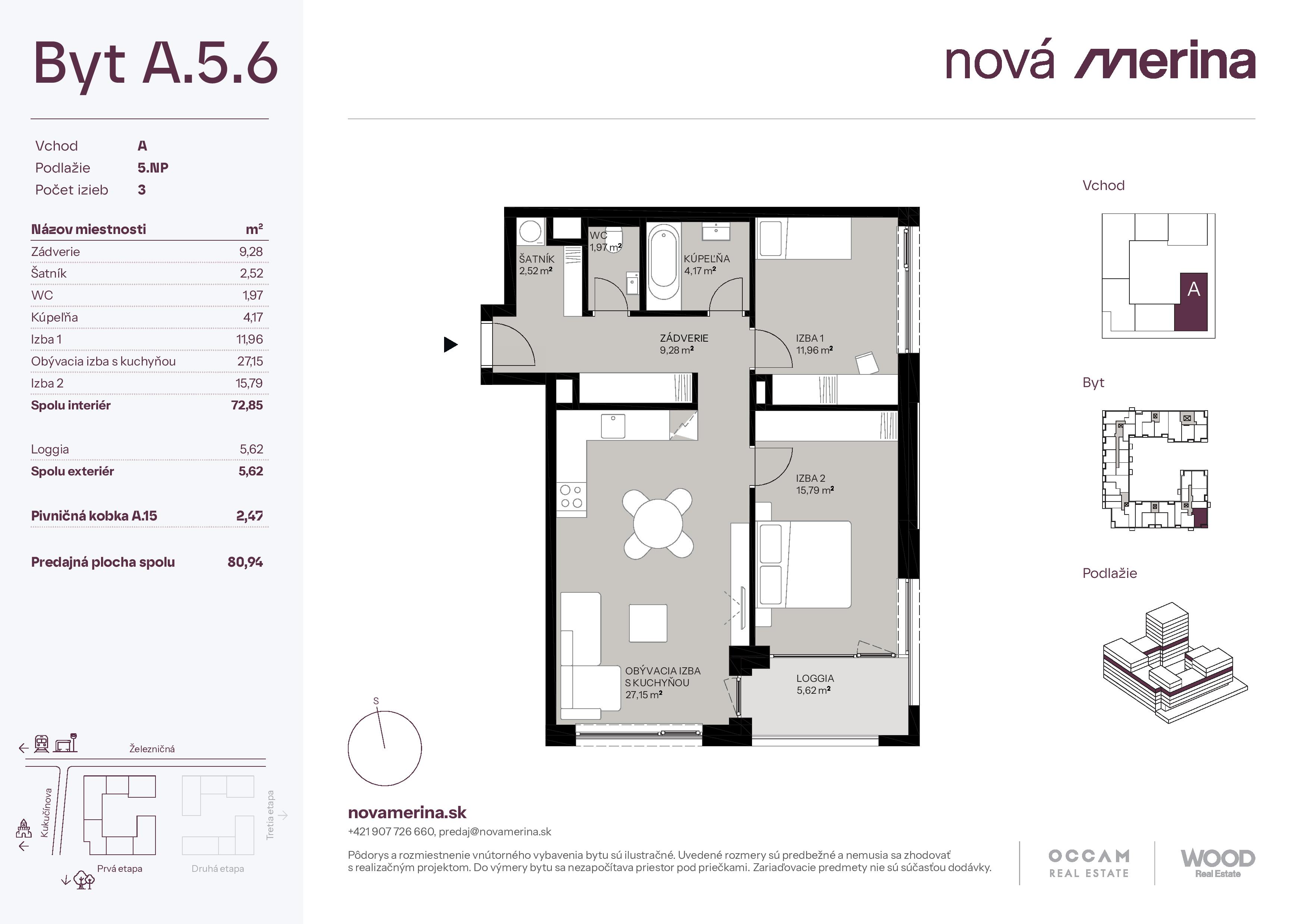 Nová Merina - A.5.6 - Pôdorys