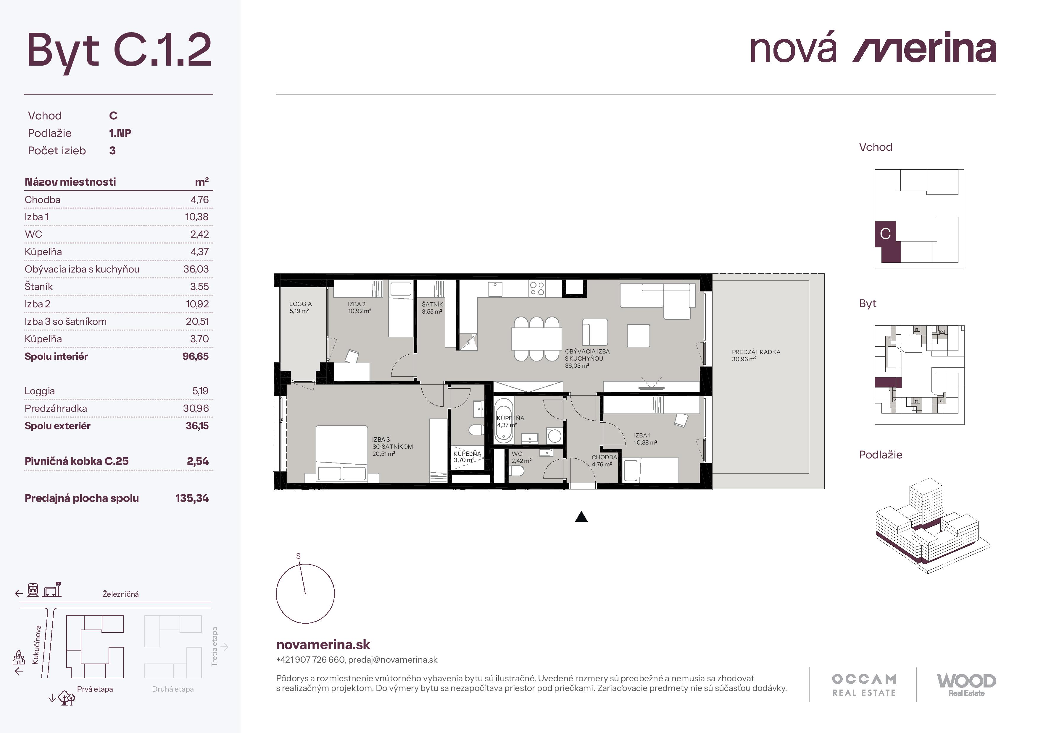 Nová Merina - C.1.2 - Pôdorys