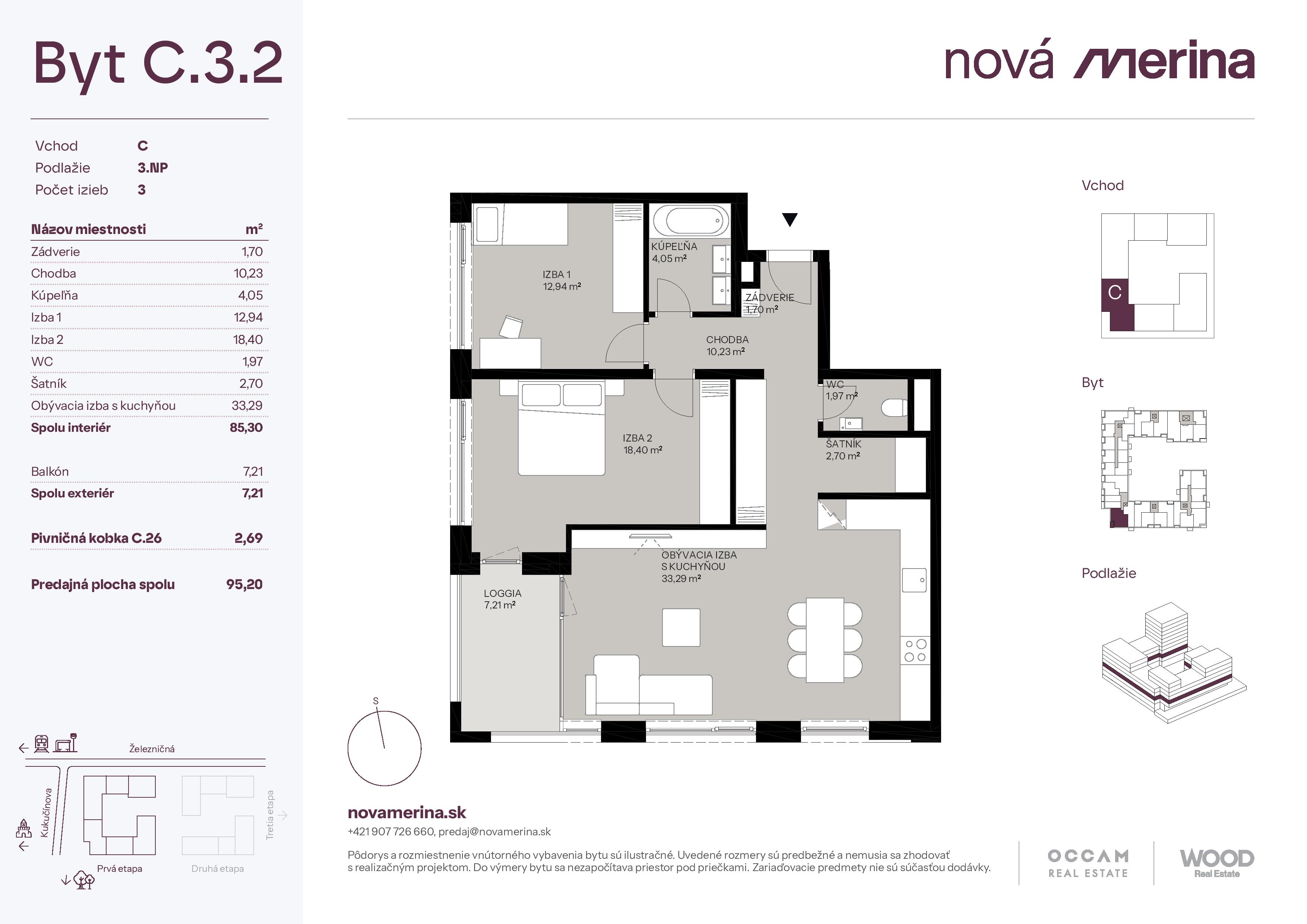 Nová Merina - C.3.2 - Pôdorys