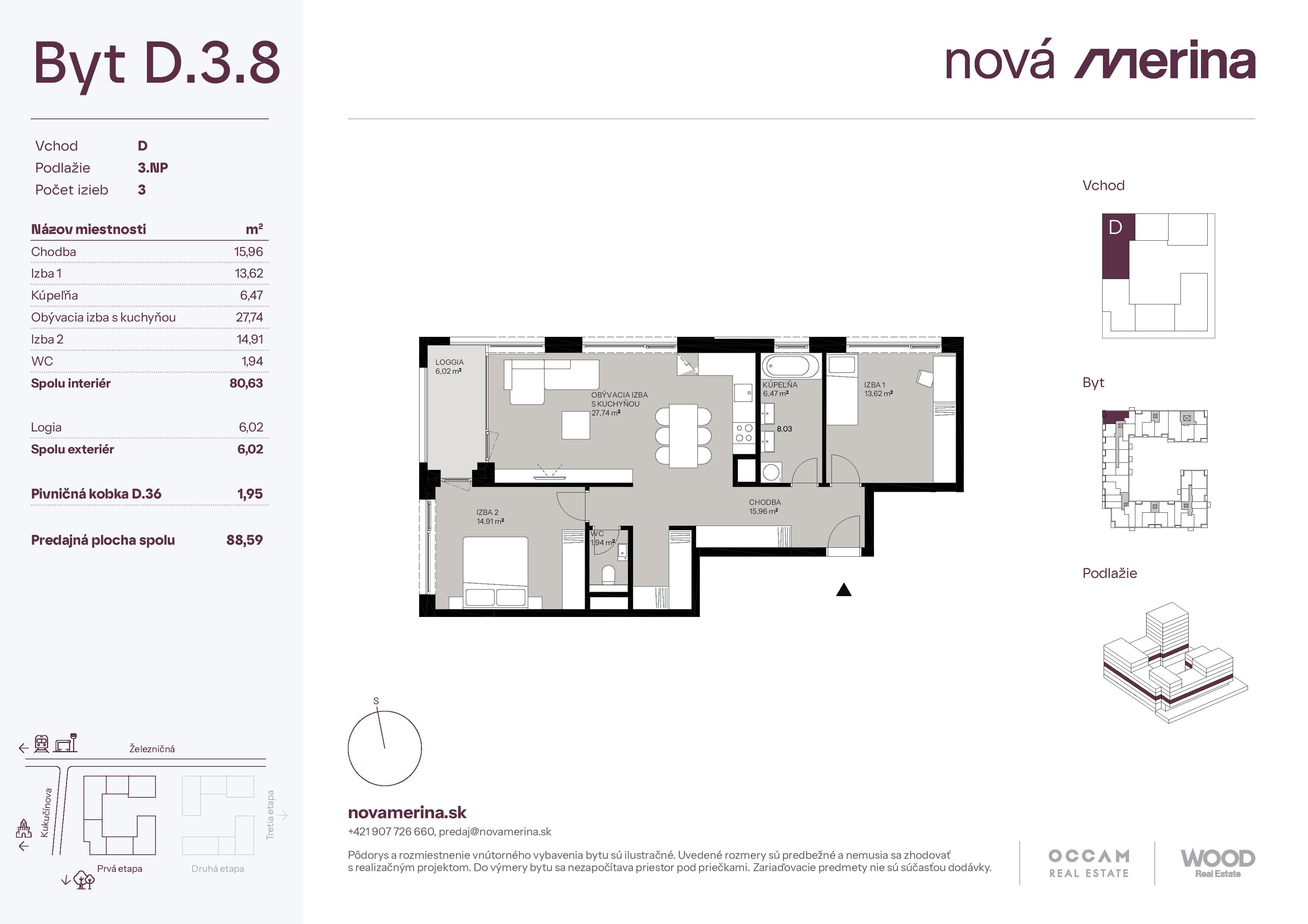 Nová Merina - D.3.8 - Pôdorys