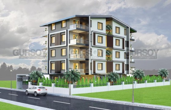 Квартира 1+1 в новом комплексе в Газипаша, 58 кв.м. в Турции - фото 9