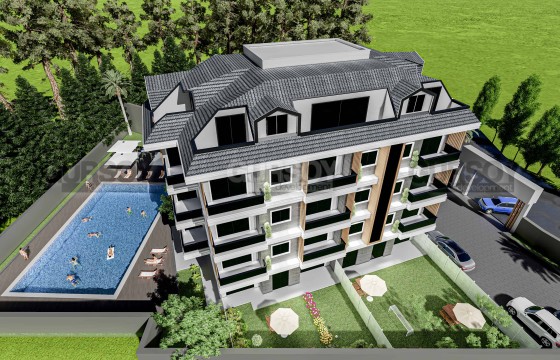 Новые квартиры в современном жилом комплексе в Каргыджаке, 55-120 м2 в Турции - фото 8