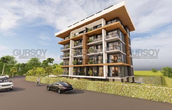 Стильный новый проект в центре района Оба в 280 метрах от моря, 59 м2-138 м2 в Турции - фото 4