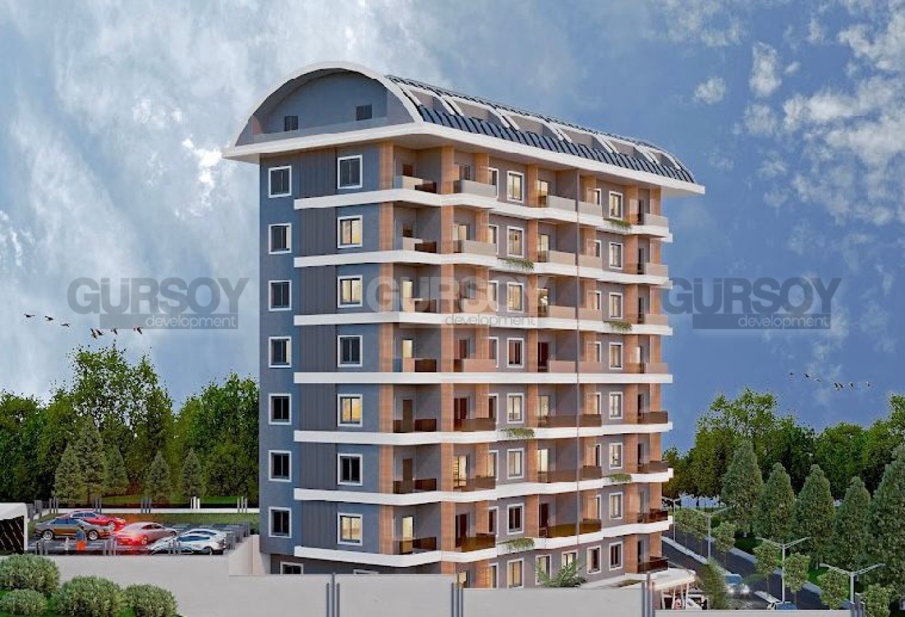 Проект для инвестиций с квартирами от 49 до 120 м2 в Демирташе. в Турции - фото 1