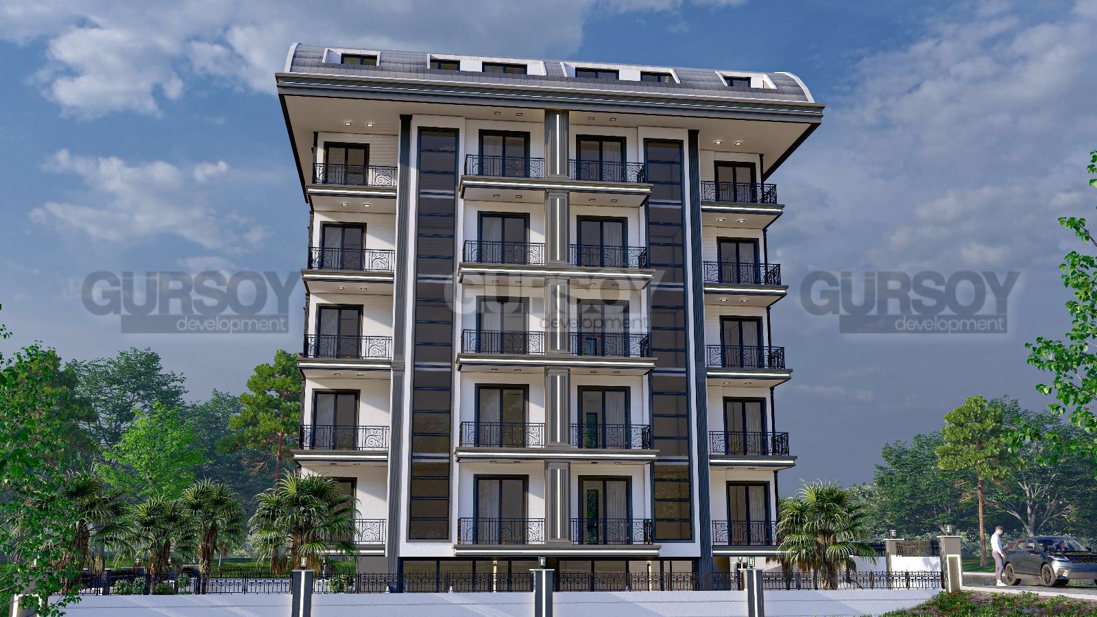 Апартаменты 44 – 109 кв.м. в новом комплексе. Авсаллар, Алания. в Турции - фото 1