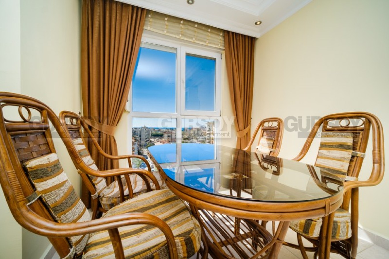 Меблированная квартира 2+1 с видом на море в Джикджилли, 135 м2 в Турции - фото 1