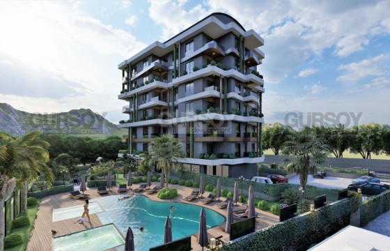 Проект на завершающей стадии строительства в Авсалларе, 59 -125 м2. в Турции - фото 3