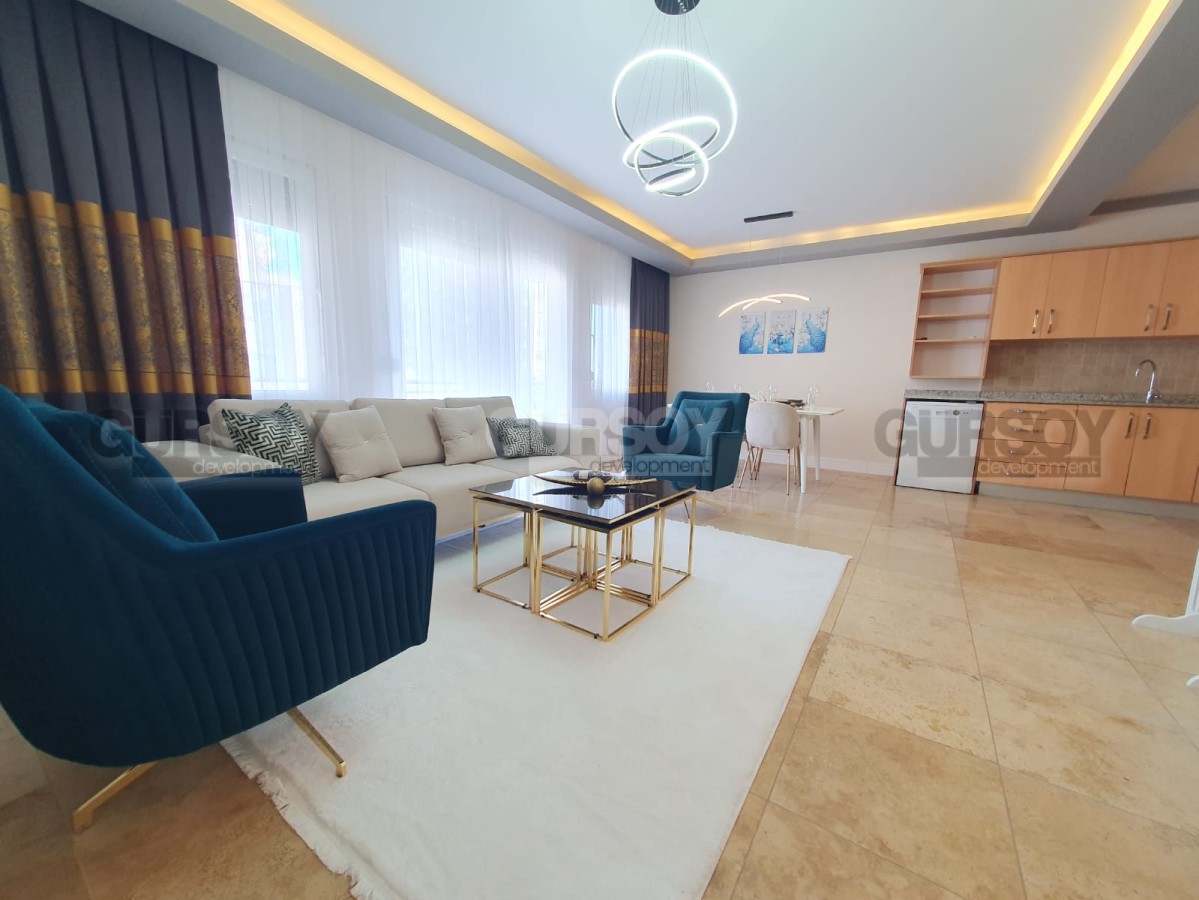 Стильная просторная квартира 1+1 в уютном комплексе в Джикджилли, 75 м2 в Турции - фото 1