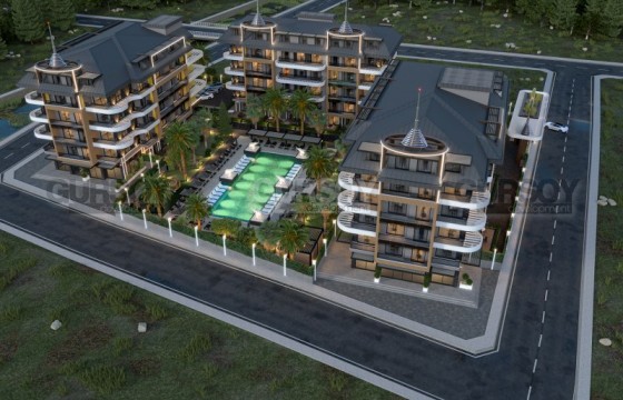 Стильный проект от застройщика премиум класса в районе Каргыджак, 59м2-197м2 в Турции - фото 3