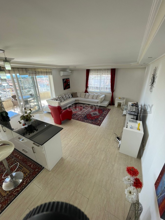 Меблированная квартира 2+1 с шикарными видами в районе Джикджилли, 115 м2 в Турции - фото 1