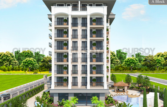 Роскошный комплекс в самом центре Алании. 500м до пляжа Кейкубат. в Турции - фото 2