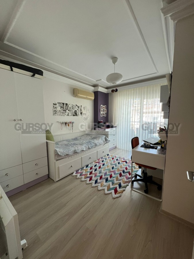 Трехкомнатная квартира с мебелью в Джикджилли, 120 кв.м в Турции - фото 1