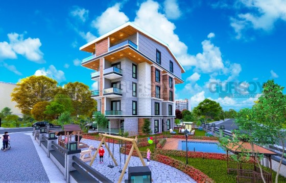 Квартиры 1+1 и 2+1 в строящемся комплексе в Газипаше, 47.5-114 м2 в Турции - фото 2