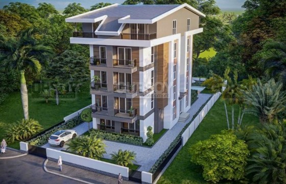 Новые квартиры планировкой 1+1 и 2+1 в центре Газипаши, 47.5-114 м2 в Турции - фото 4