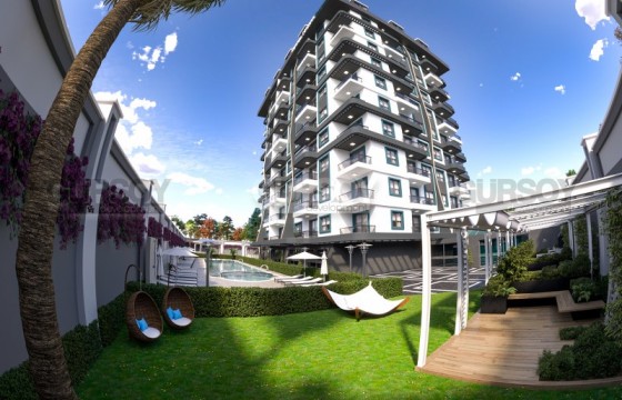 Современный жилой комплекс на этапе строительства в Газипаше, 43-90 м2 в Турции - фото 4