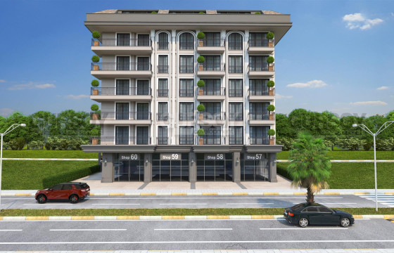 Престижный жилой комплекс у моря. 500 м до пляжа Клеопатры. в Турции - фото 9