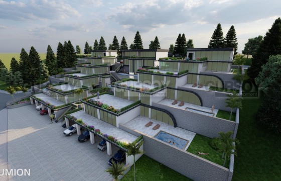 Новый проект концепции вилл в элитном районе Тепе, 157м2-262м2 в Турции - фото 8